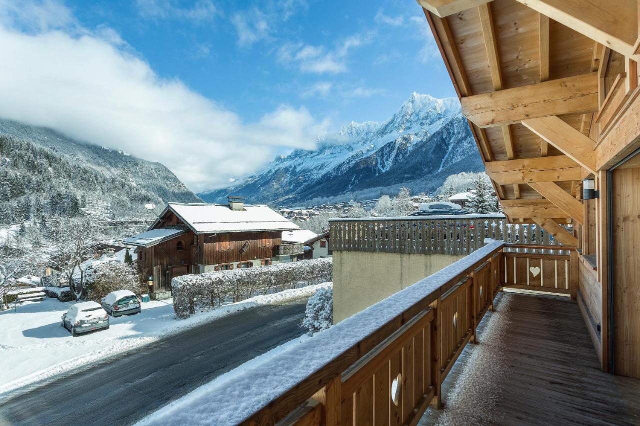 Apartment Trabets 2 - Alpes Travel - Les Houches - Sleeps 8 المظهر الخارجي الصورة