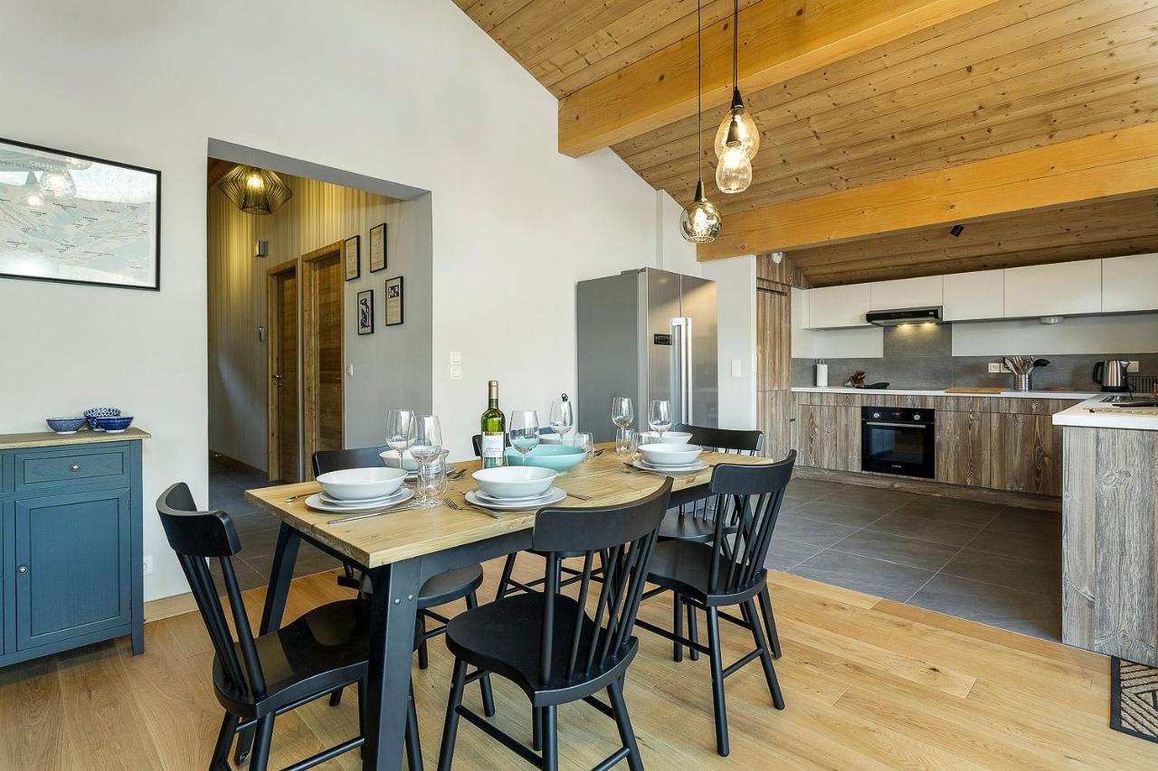 Apartment Trabets 2 - Alpes Travel - Les Houches - Sleeps 8 المظهر الخارجي الصورة