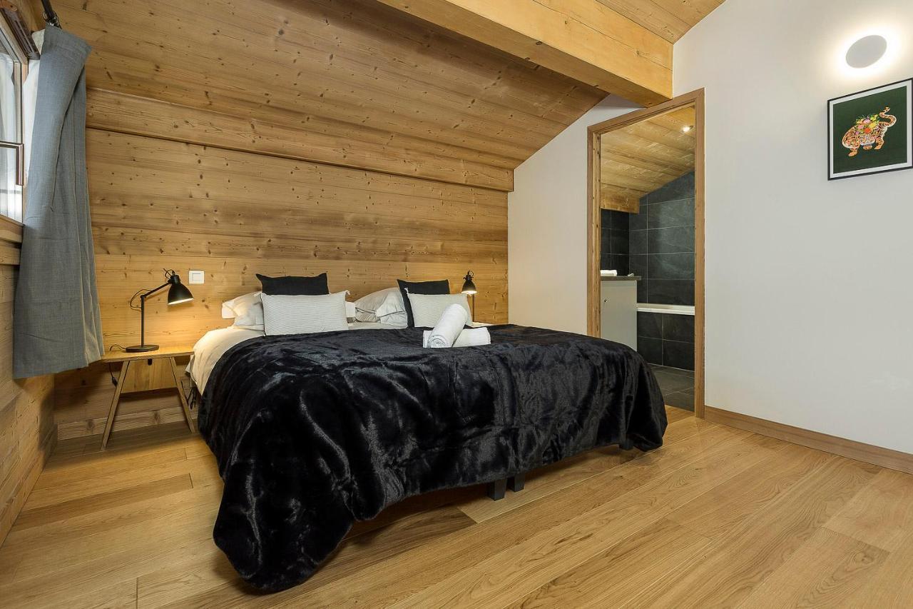 Apartment Trabets 2 - Alpes Travel - Les Houches - Sleeps 8 المظهر الخارجي الصورة
